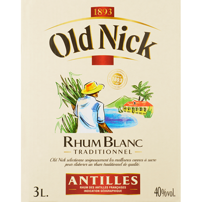 OLD NICK Rhum Blanc 40° 