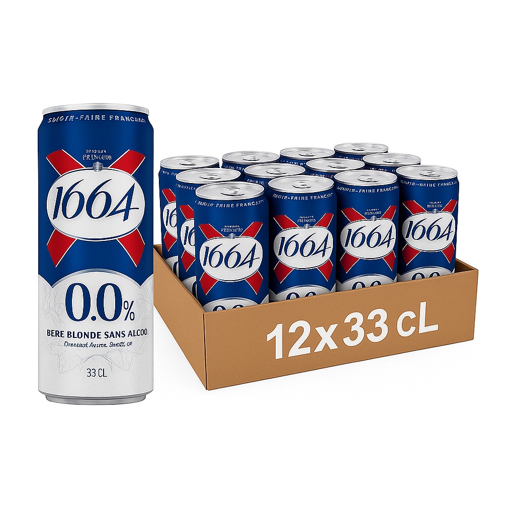 1664 Bière blonde sans alcool 0°
