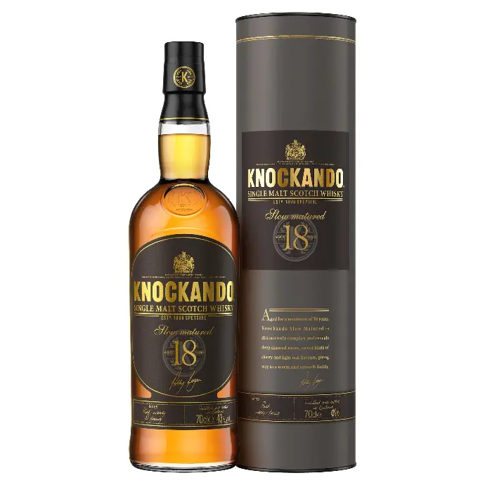 KNOCKANDO Single Malt Whisky 18 Ans d'Âge 43°