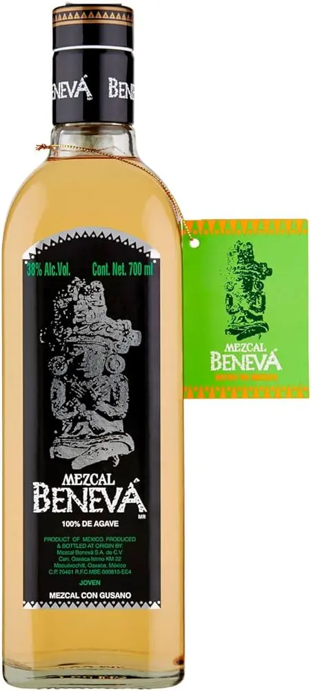 MEZCAL Beneva con gusano 38°