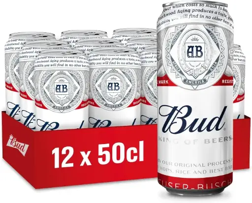 [BUD0BLO5-CANS-0500-0012] BUD bière Blonde 5°