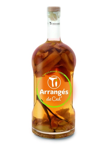 [TCEDRHPG-VERR-0700-0001] TI CED Boisson spiritueuse à base de rhum pomme gingembre 32°