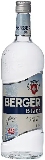 [BERBPASB-VERR-1000-0001] BERGER BLANC Pastis blanc 45°