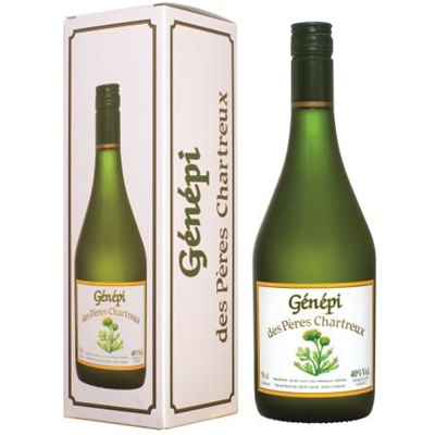 [PCHAGENP-VERR-0700-0001] CHARTREUSE Génépi des Pères Chartreux 40°