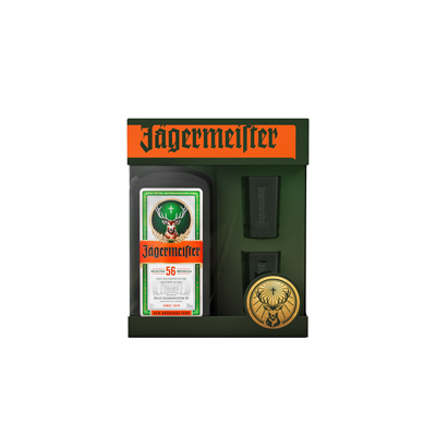 [JAGEOR2S-CART-0700-0001] JAGERMEISTER Liqueur 35°+ 2 shots