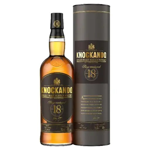 [KNOK18OS-VERR-0700-0001] KNOCKANDO Single Malt Whisky 18 Ans d'Âge 43°