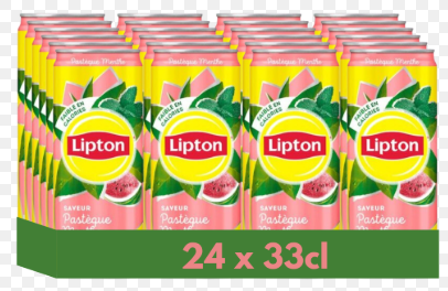 [LIPTMEPA-CANS-0330-0024] LIPTON Thé Glacé Saveur Menthe Pastèque
